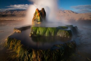 géiser, naturaleza, fuente, agua