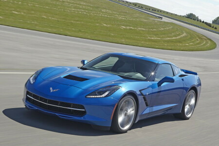 auto, Corvette, speed, stingray, track