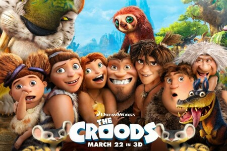 dibujos animados, DreamWorks, los croods