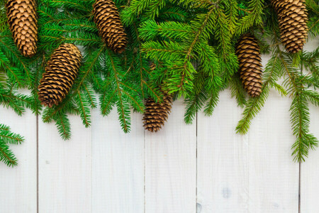 background, branches, bumps, green, holiday, Needles, New Year, spruce