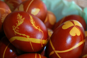 Pascua de Resurrección, huevos, krashenka, modelo, domingo