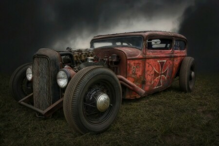 forró rúd, Rat Rod, retro