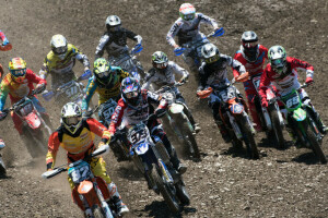 Moto-Cross, Rennen, Sport, Spur