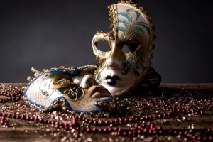 carnaval, decoratie, festival, vakantie, masker, Venetiaanse