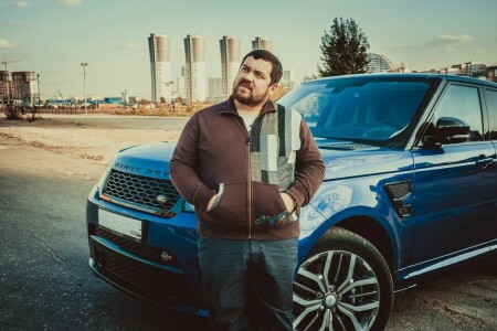 masculino, Range Rover, revisión, Smotra