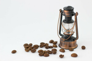 marron, café, grain, lampe