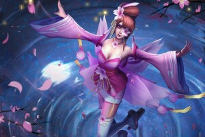 tyttö, hon, MOBA, Sakura, Sakura Kinesis