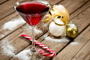 Natale, arredamento, bevanda, Nuovo anno, vino