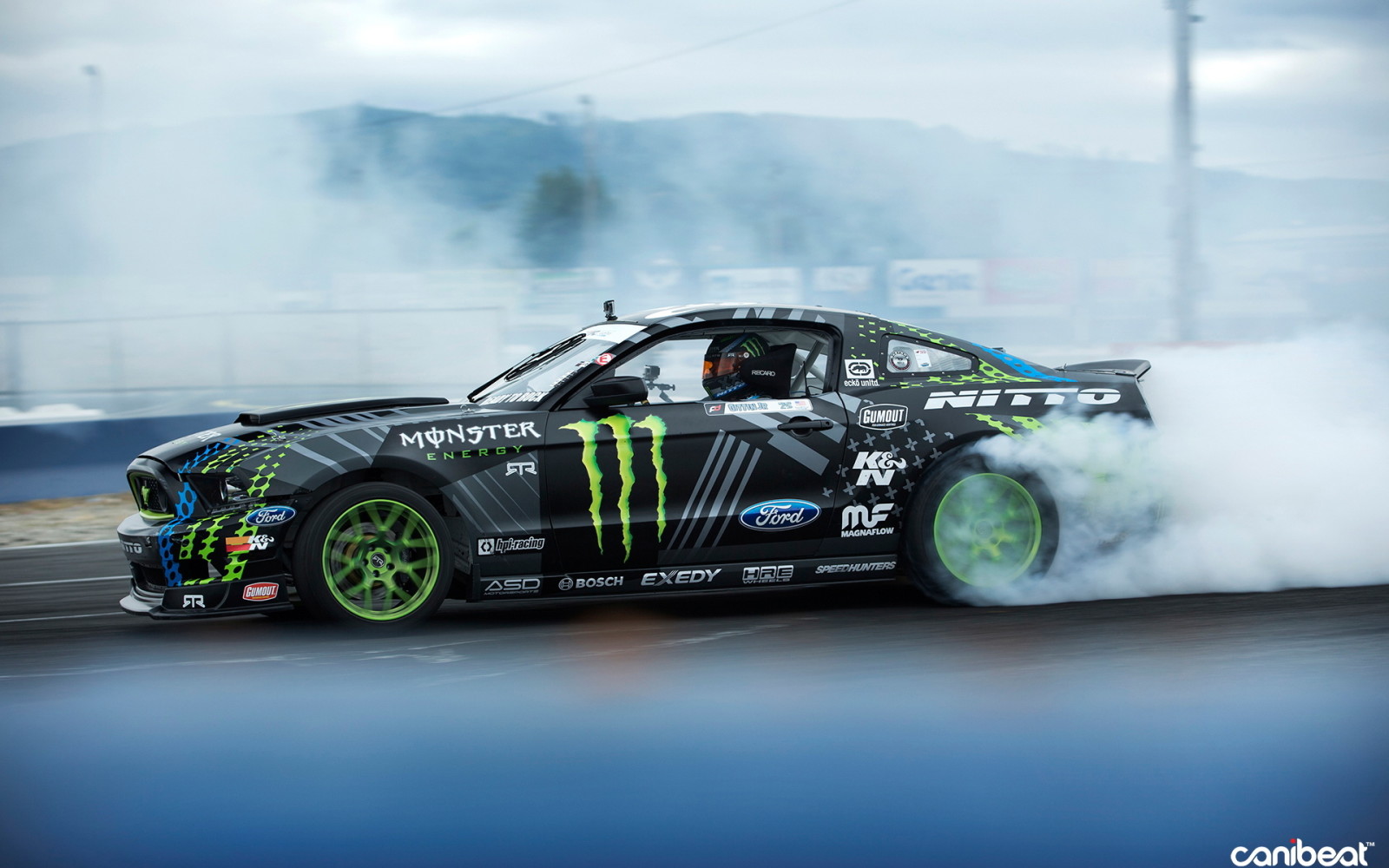 car, sport, drift, smoke