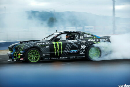 car, drift, smoke, sport