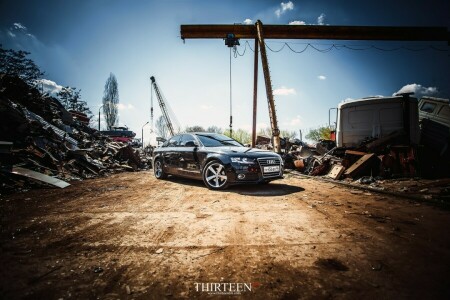 Audi, auto, Before, Kursk, Machine, scrap, sedan