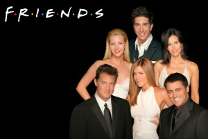 atores, Chandler Bing, personagens, Comédia, Courteney Cox, David Schwimmer, amigos, Jennifer Aniston