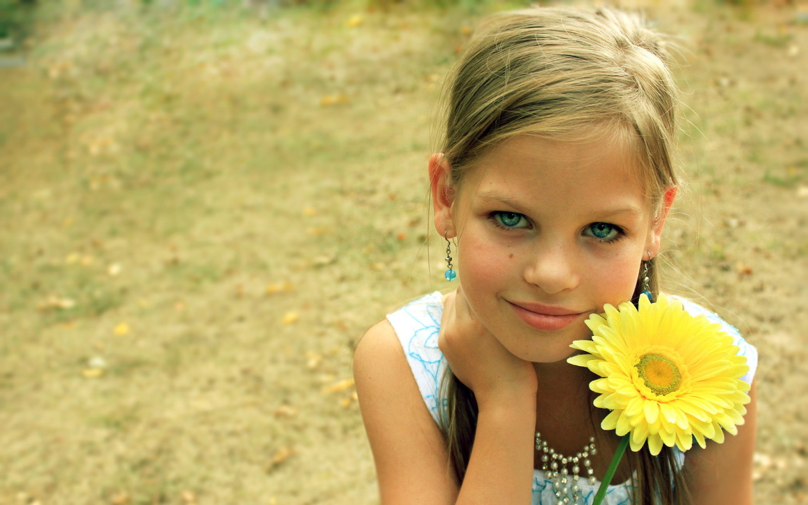 mood, girl, flower