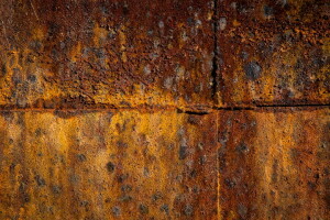 oxidation, rusten væg, struktur