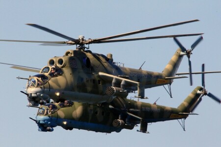 luftfart, flygning, Mi-24/35