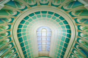 Dublin, sala de leitura, a cúpula