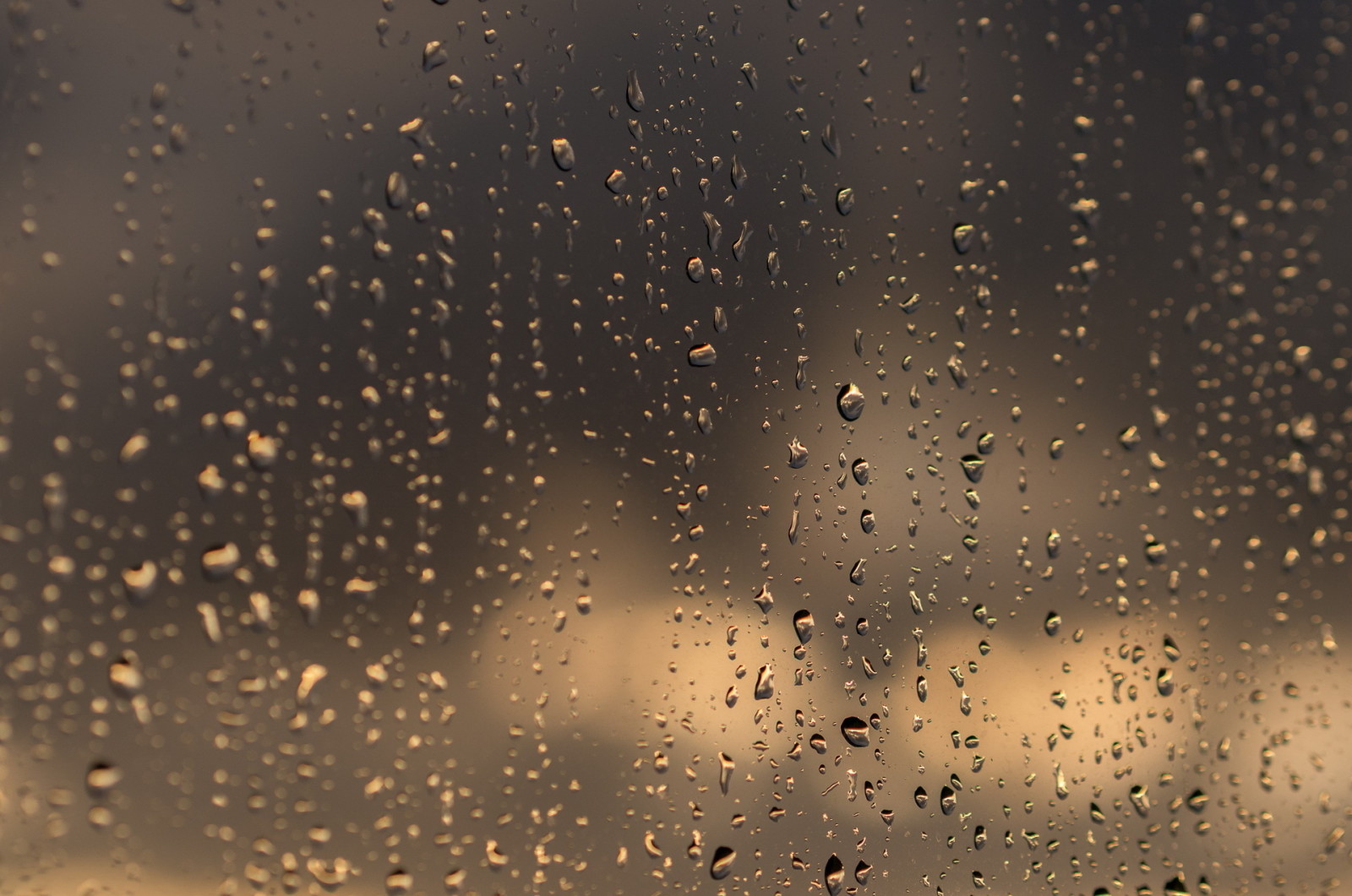 background, glass, drops