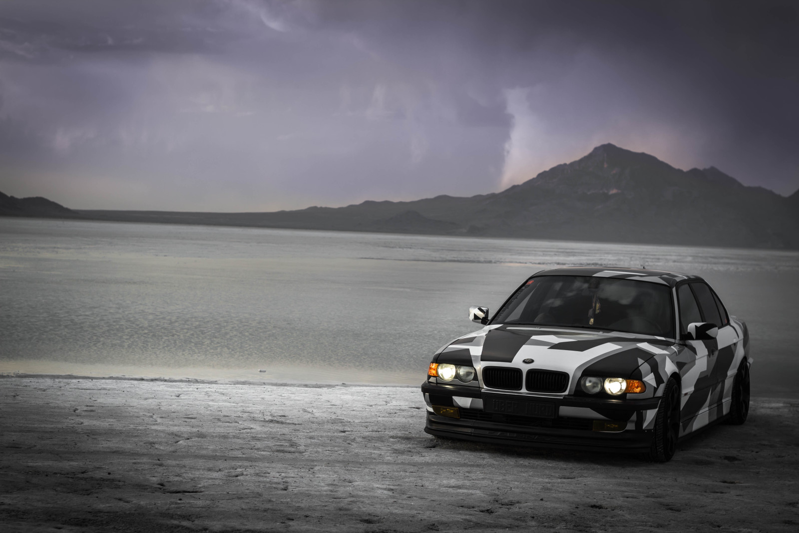 BMW, Tuning, E38, Camo, ALPINA, camo arctic, 740il, introduce