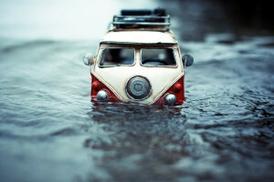 auto, Kim Leuenberger, Maskin, makro, miniatyr, minibuss, modell, hindring