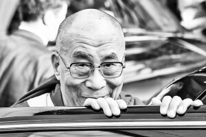 Gesicht, Lächeln, Der Dalai Lama