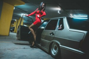 2115, auto, BPAN, fille, Lada, jambes, Machine, VAZ