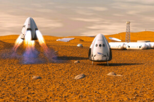 Dragon SpaceX, Mars, privaat, ruimteschip