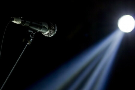 light, microphone, Music