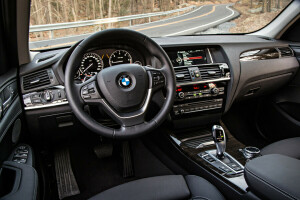 BMW, crossover, F25, interior, salon, The wheel