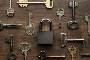 key, lock, locksmith, metal, wood