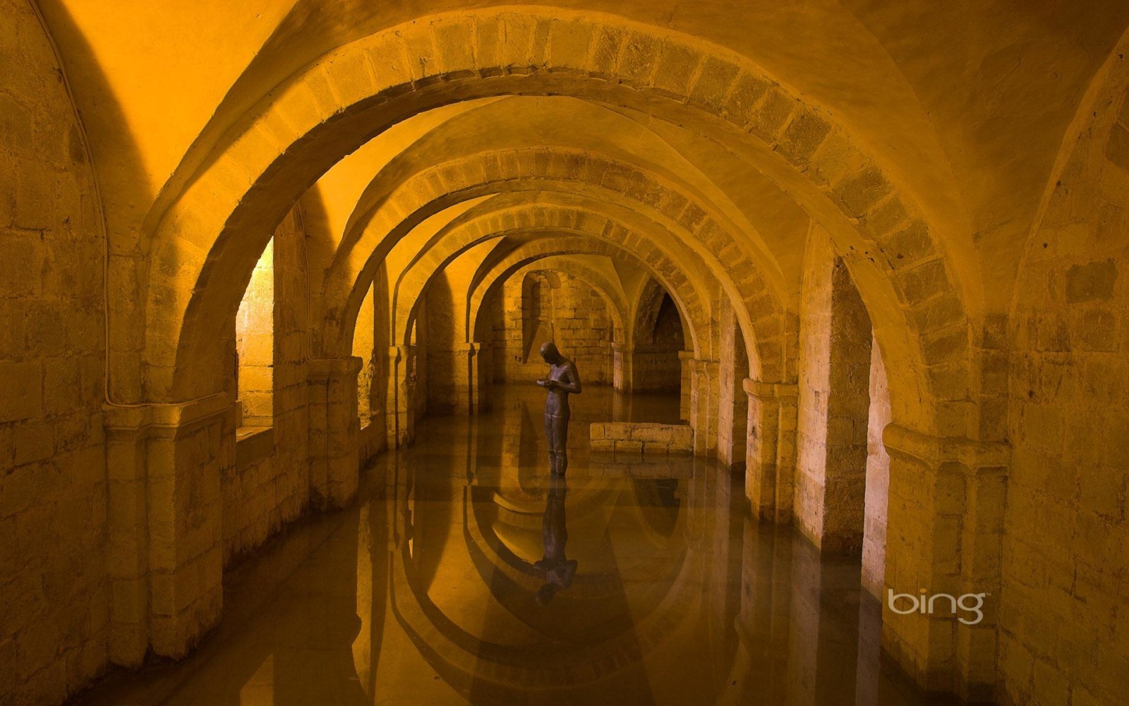 leggero, acqua, architettura, arco, scultura, la stanza, portico