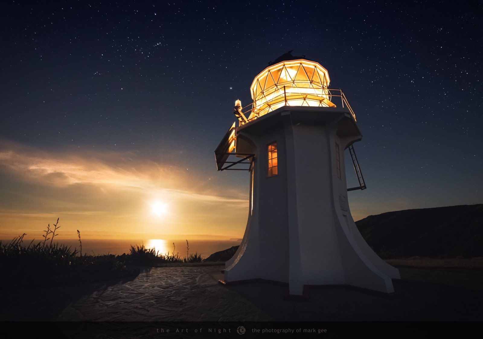 Le ciel, le coucher du soleil, BEAUTÉ, mer, Phare, étoiles, photographe, Mark Gee