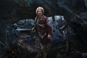 Bilbo, fantasia, Martin Freeman, espada, rede