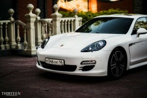 auto, Avant, pare-chocs, Machine, Panamera, Porsche