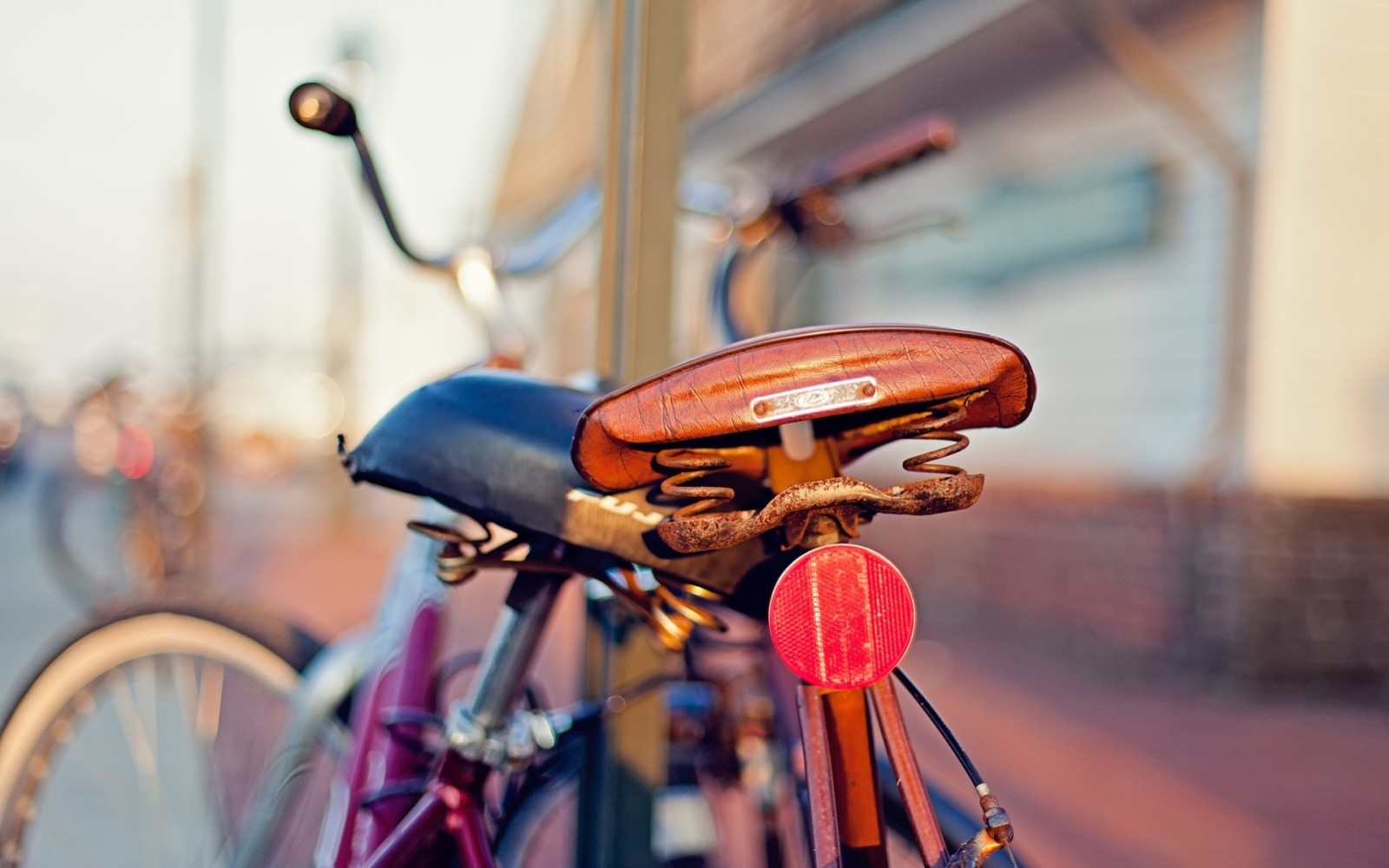 borrão, bicicleta, assento