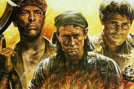 "Platoon", 1986, Charlie Sheen, klassisk, Militær, Platoon, Tom Berenger, Willem Dafoe