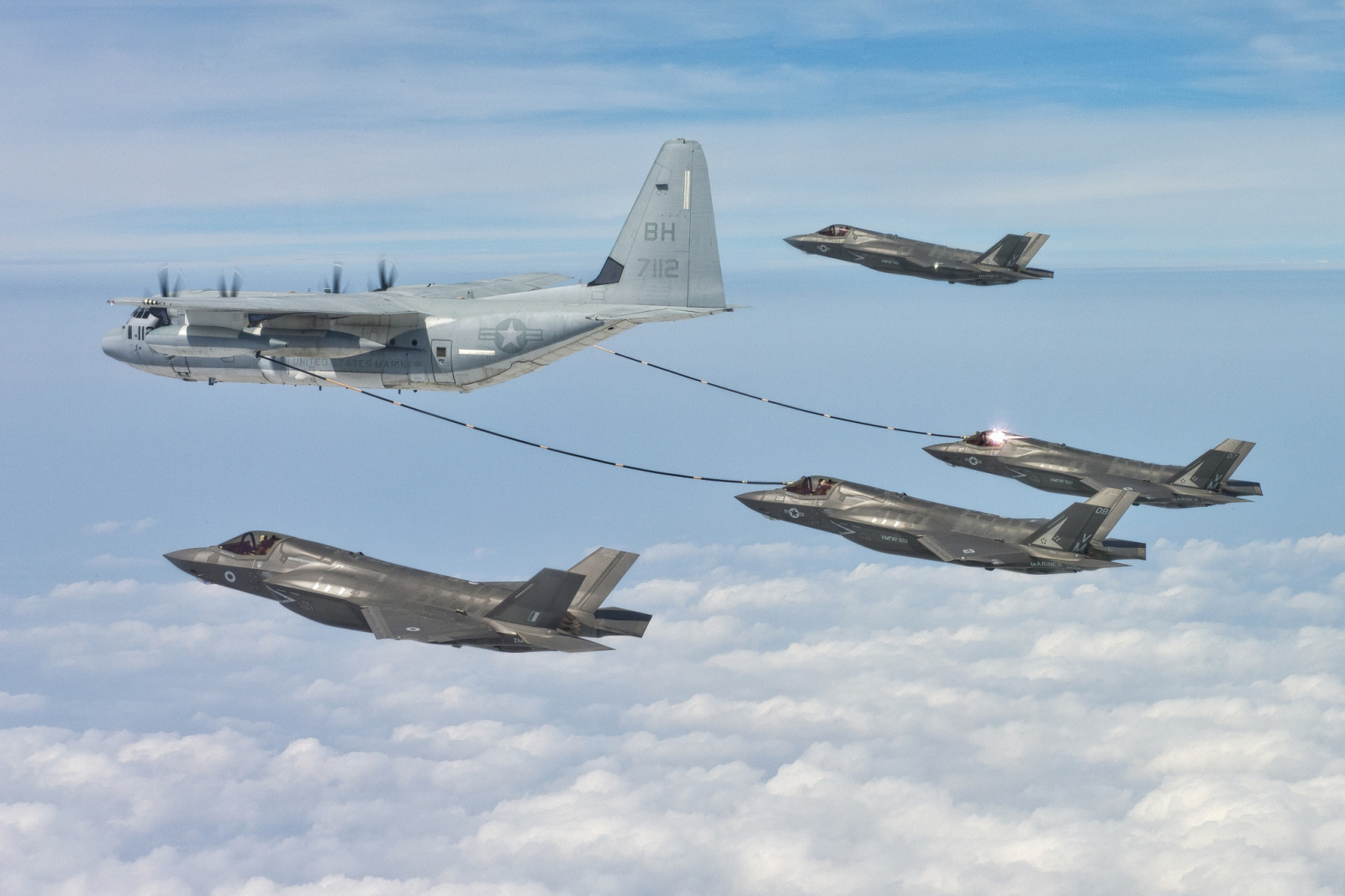 avionul, Luptător, Bombardier, Transporturi militare, Refueling, F-35B, Super Hercules, C-130J