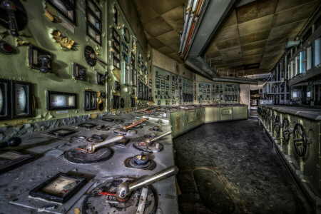 abandonné, Salle de contrôle, Pourriture