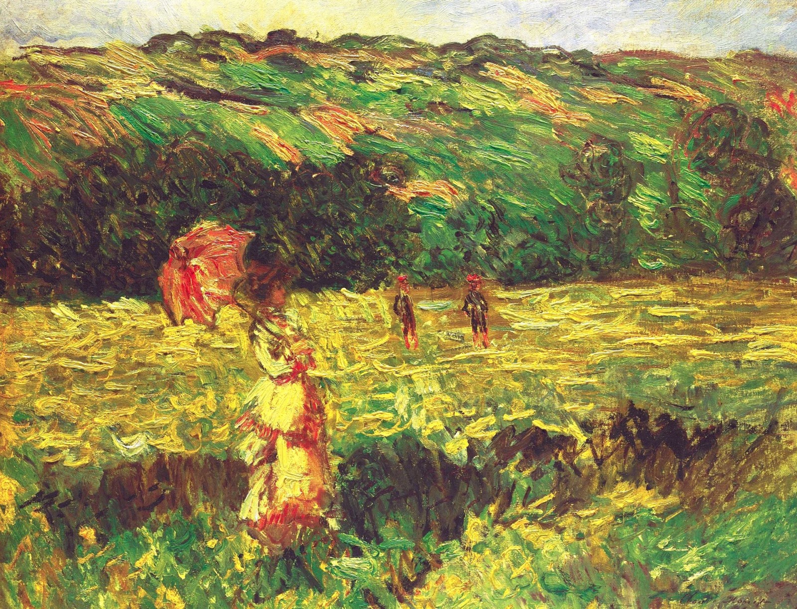 peyzaj, resim, Claude Monet