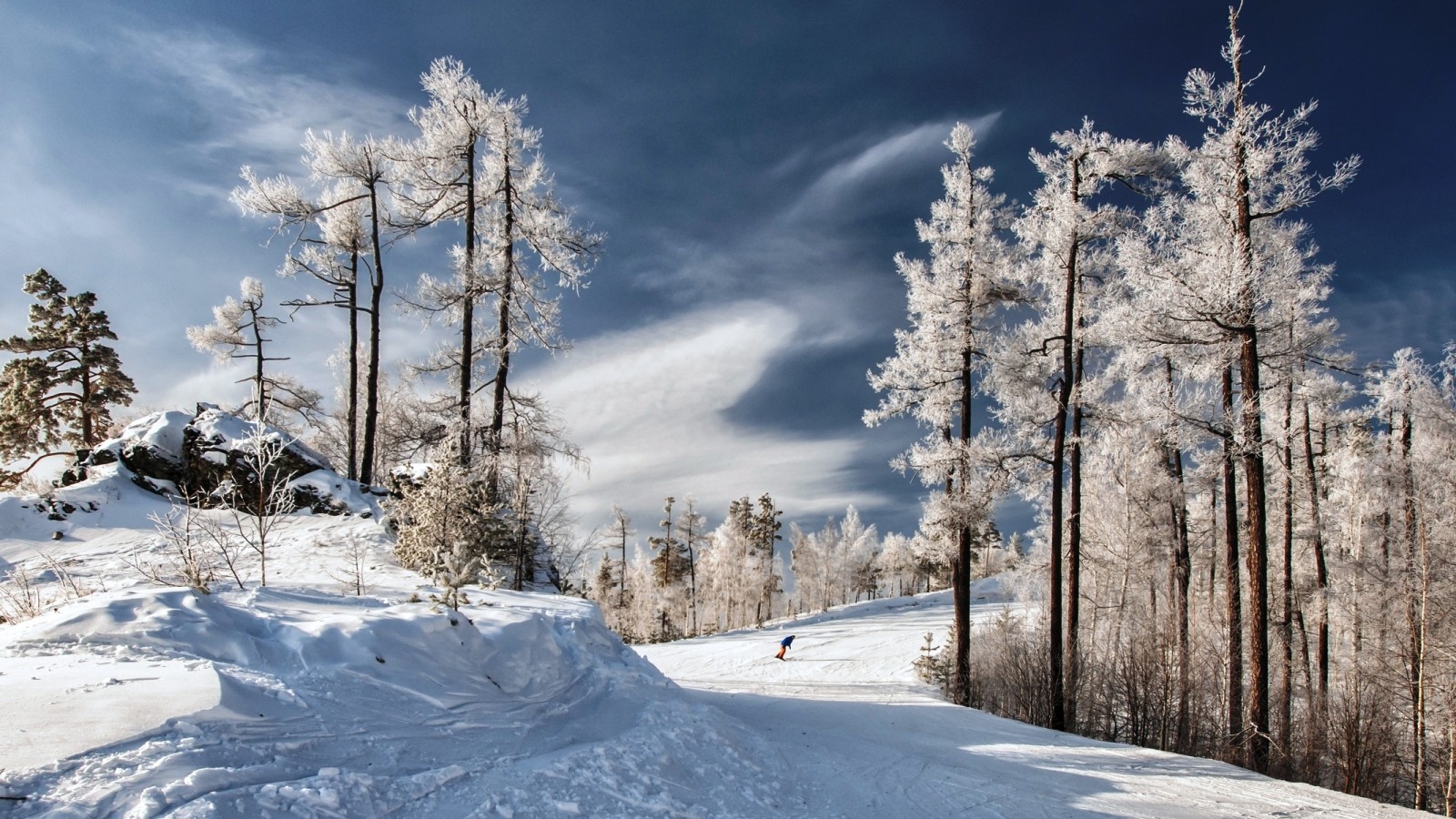 nieve, invierno, deporte