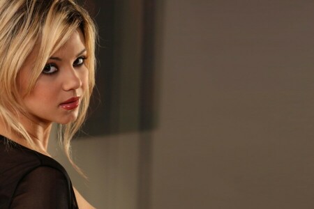 Ashlynn Brooke, blondýnka, tvář, dívej se, Modelka