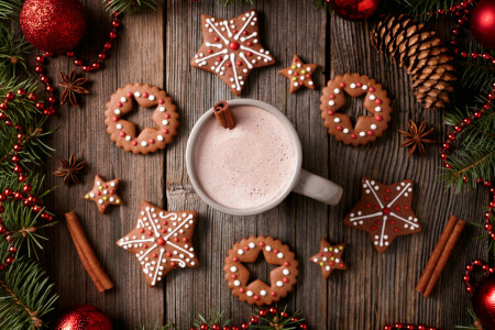 bolos, Natal, cacau, biscoitos, decoração, Pão de gengibre, Esmalte, Alegre