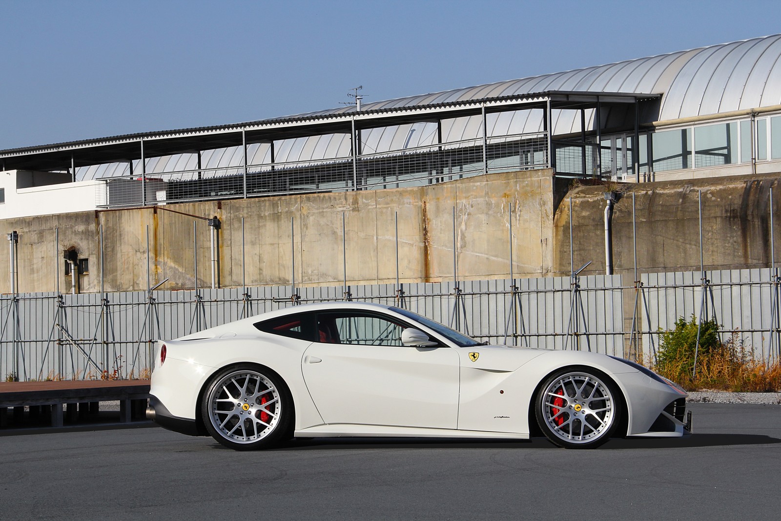 ferrari, blanc, profil, disques, Berlinetta, f12 berlinetta, Beli