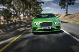 2015, Bentley, Continental, route, la vitesse