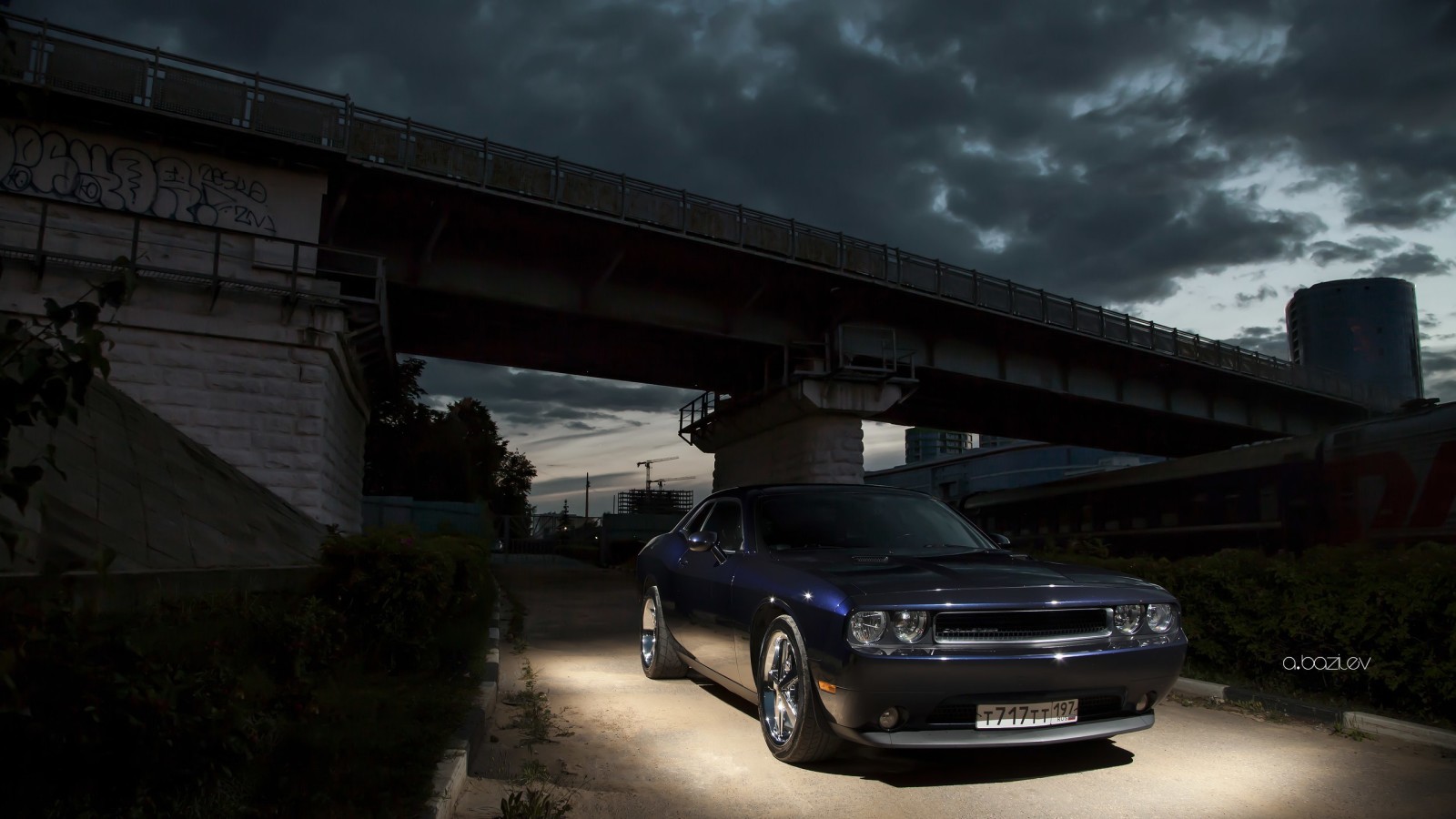 Auto, Brücke, Maschine, Ausweichen, Fotograf, Alex Bazilev