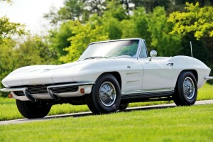 1964, convertible, Corvette