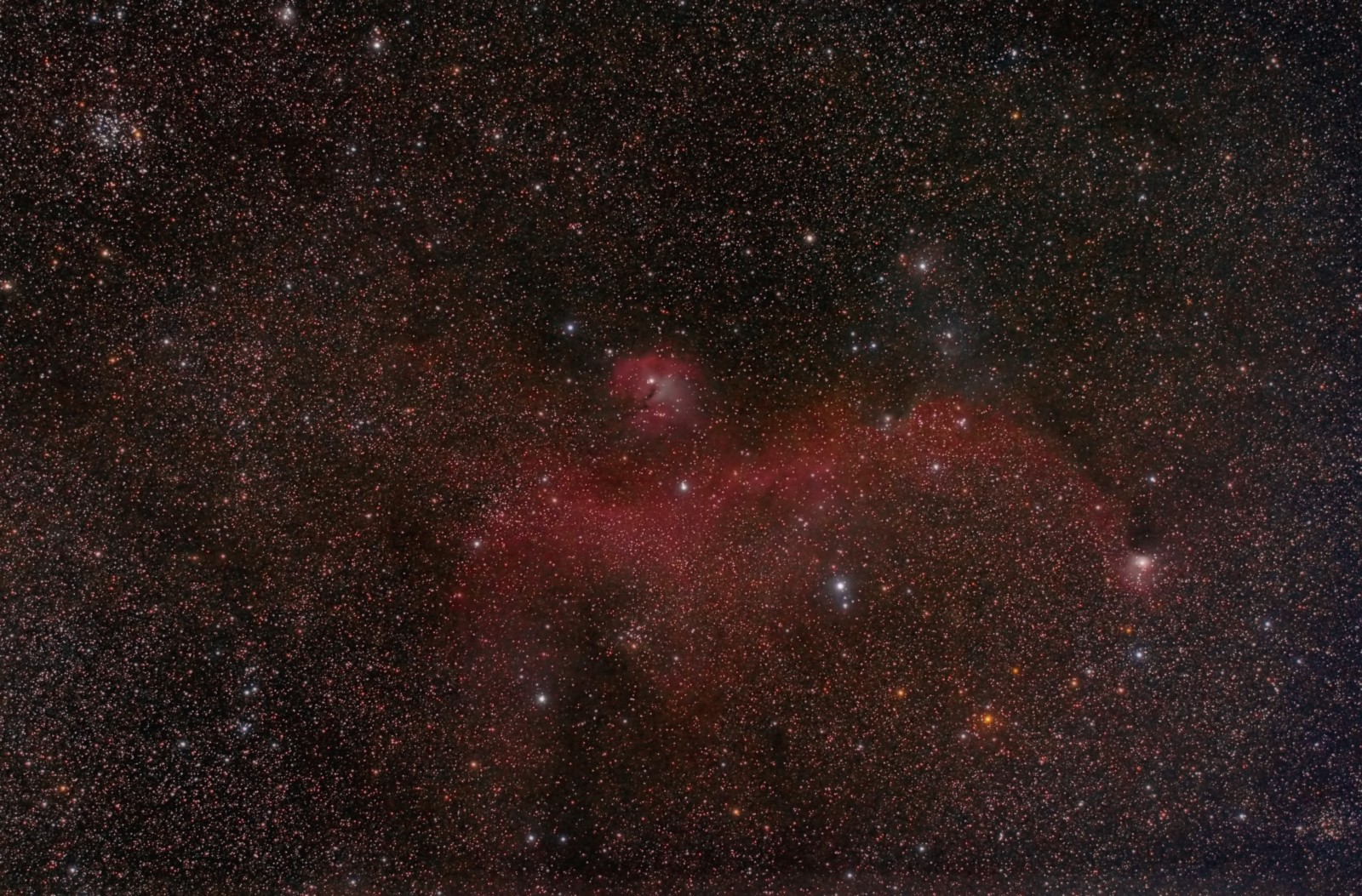 rom, stjerner, nebula, Måke