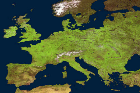 terra, Europa, foto, primavera