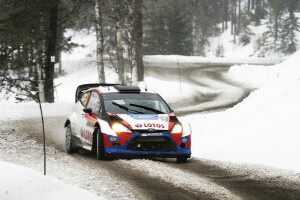 auto, fiesta, Ford, forest, Race, Rally, snow, sport