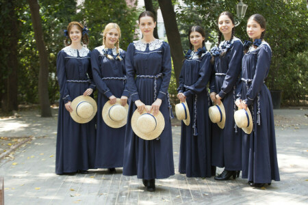 uccello, ragazze, cantando, la serie, tacchino, Scricciolo