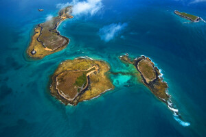 Baja, Brésil, île, mer, L'océan